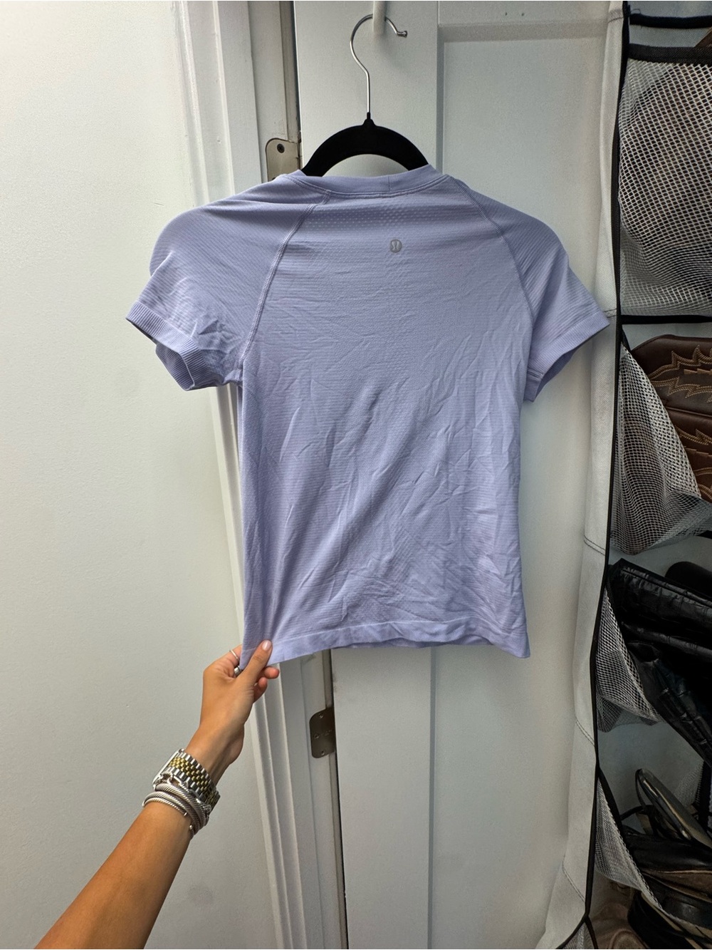 lululemon athletica Short Sleeve Tee in Light Lavender